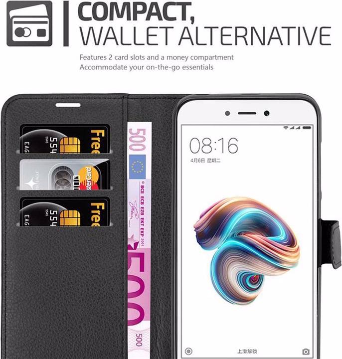 Produktbild Cadorabo Book mit Standfunktion Cover (Xiaomi Redmi 5A)