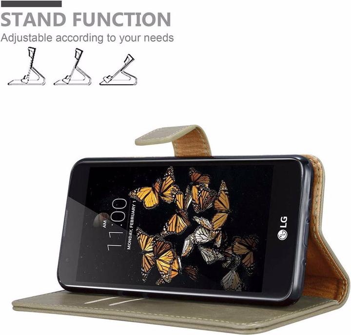Produktbild Cadorabo Book Luxury Cover (LG K8)