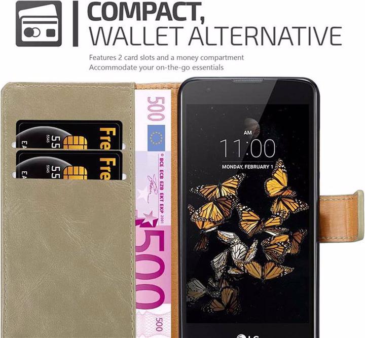 Produktbild Cadorabo Book Luxury Cover (LG K8)
