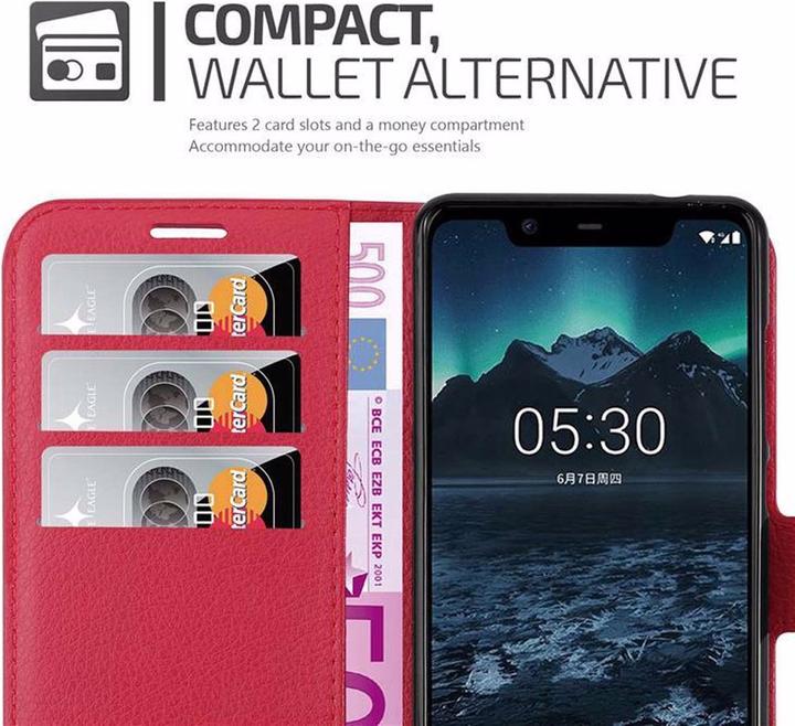 Produktbild Cadorabo Book mit Standfunktion Cover (Nokia 5.1)