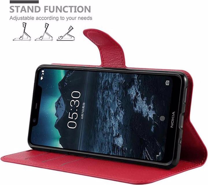 Produktbild Cadorabo Book mit Standfunktion Cover (Nokia 5.1)