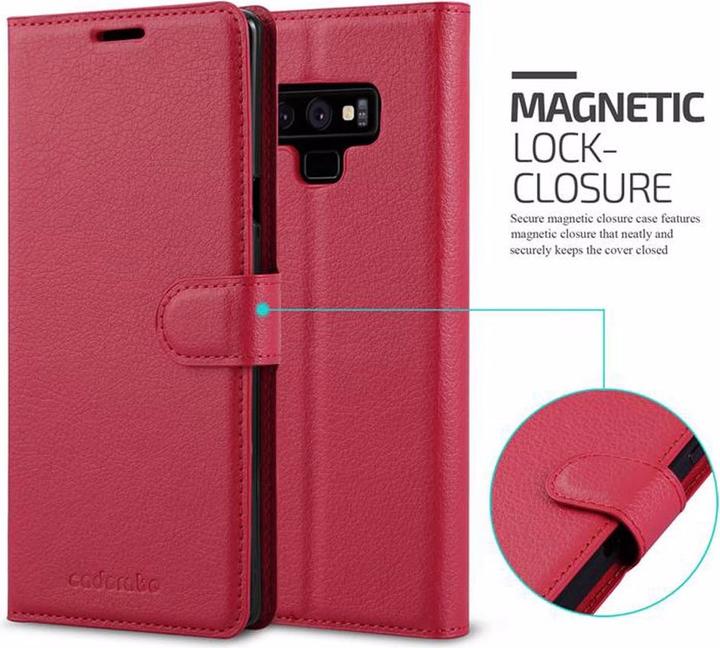 Actual product image Cadorabo Book with stand function cover (Samsung Galaxy Note 9)