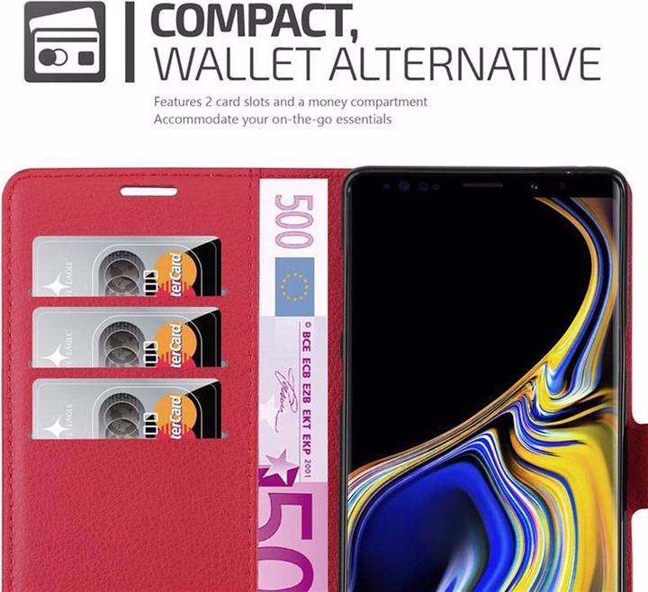 Actual product image Cadorabo Book with stand function cover (Samsung Galaxy Note 9)