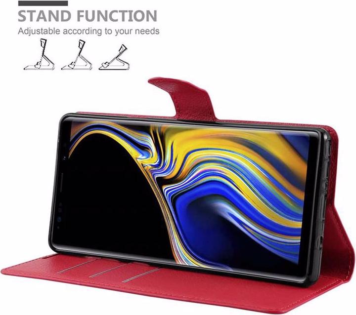 Actual product image Cadorabo Book with stand function cover (Samsung Galaxy Note 9)