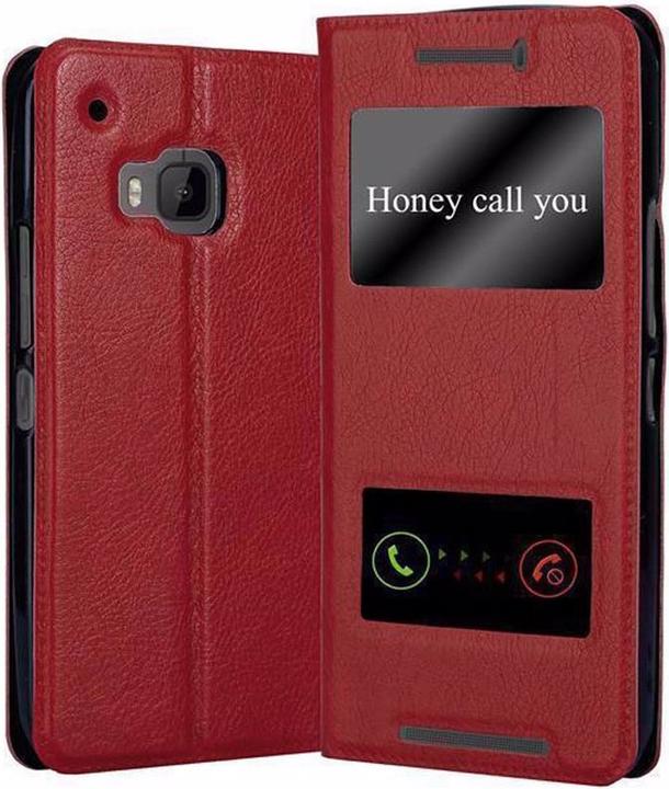 Produktbild Cadorabo Book mit View Doppelfenster Cover (HTC One M9)