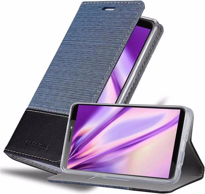 Image du produit Cadorabo Couverture look jeans Book (HTC Desire 12+)