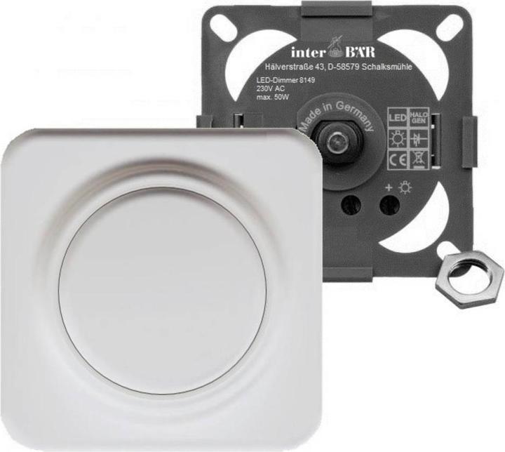Produktbild interBär 8149-008.01 Möbeleinbau-Dimmer Weiss