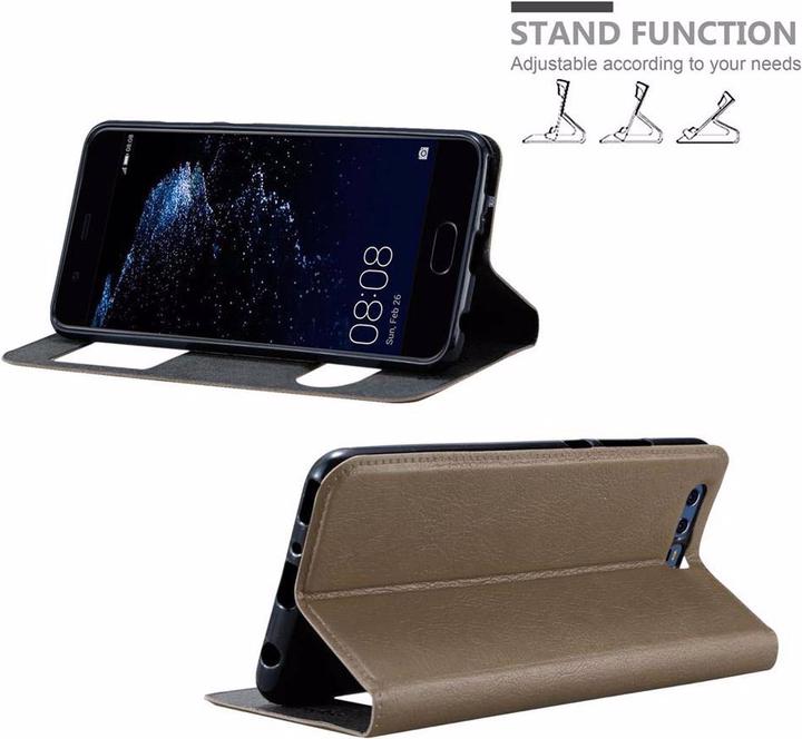 Productafbeelding Cadorabo Boek met Uitzicht Dubbele Raambedekking (Huawei P10 Plus)