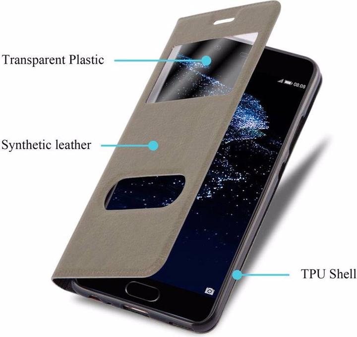 Productafbeelding Cadorabo Boek met Uitzicht Dubbele Raambedekking (Huawei P10 Plus)