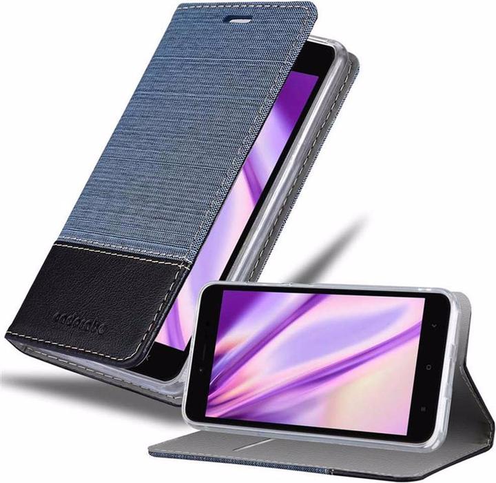 Actual product image Cadorabo Book Jeans Optics Cover (Xiaomi Redmi Note 5A)