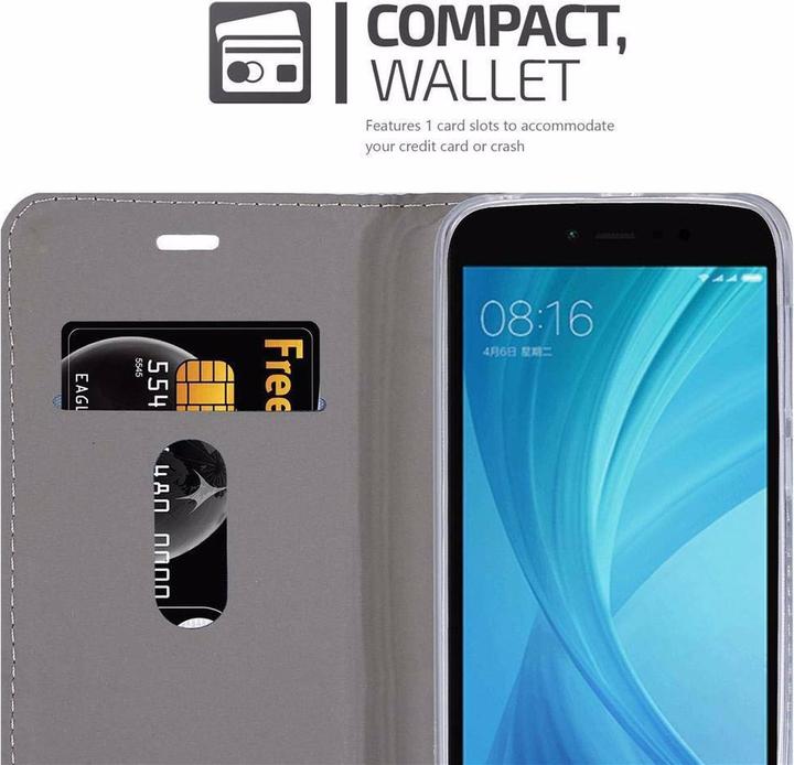 Actual product image Cadorabo Book Jeans Optics Cover (Xiaomi Redmi Note 5A)