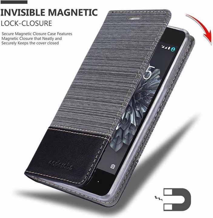 Productafbeelding Cadorabo Boek Jeans Optiek Cover (BQ Aquaris X5)
