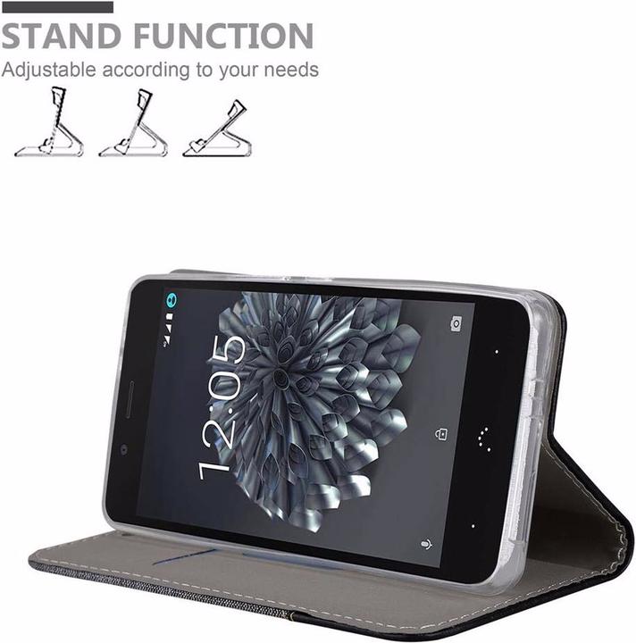 Productafbeelding Cadorabo Boek Jeans Optiek Cover (BQ Aquaris X5)