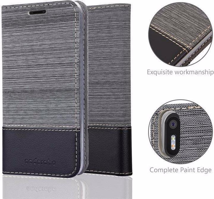 Productafbeelding Cadorabo Boek Jeans Optiek Cover (BQ Aquaris X5)