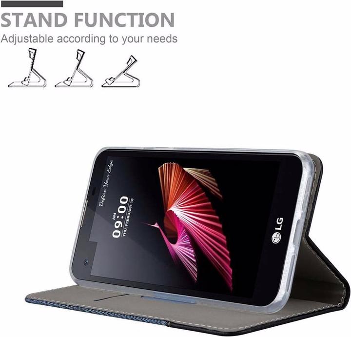 Image du produit Cadorabo Couverture look jeans Book (LG X Screen)