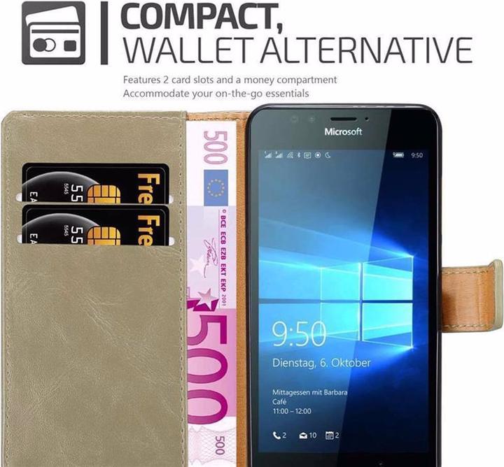 Actual product image Cadorabo Book Luxury Cover (Nokia Lumia 950 XL)