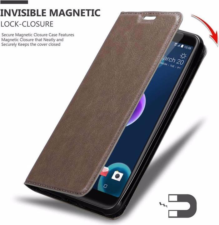 Immagine prodotto Cadorabo Copertina magnetica invisibile del libro (HTC Desire 12)