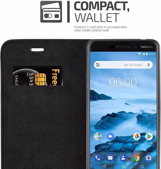 Productafbeelding Cadorabo Boek Onzichtbare Magneethoes (Nokia 6.1)