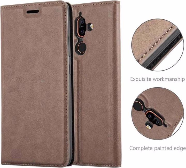 Produktbild Cadorabo Book Invisible Magnet Cover (Nokia 7 Plus)