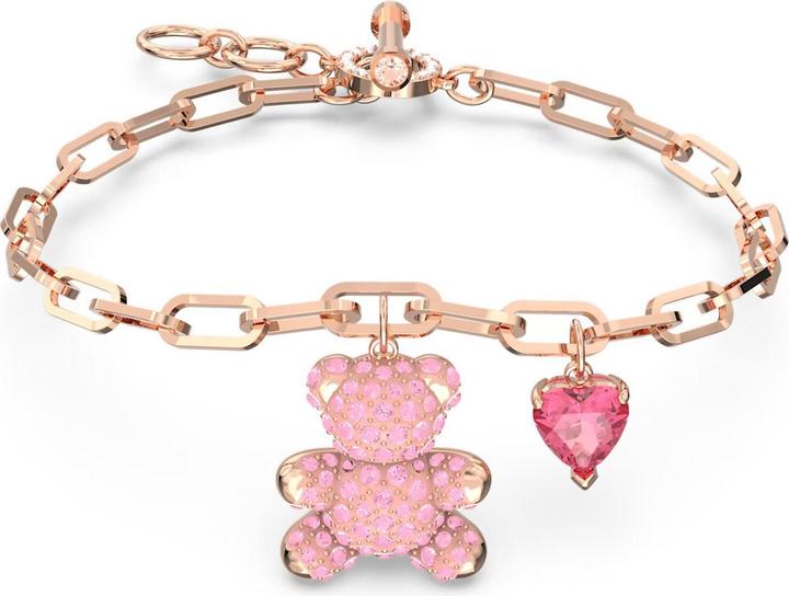 Swarovski Teddy Armband Rosa (18 cm, Swarovski Metall)