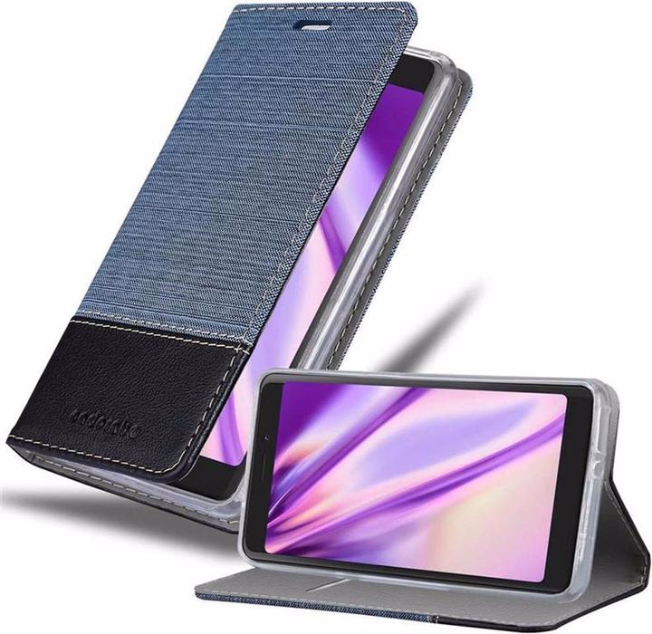 Image du produit Cadorabo Couverture look jeans Book (Wiko Tommy 3)