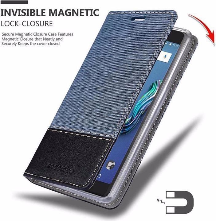 Image du produit Cadorabo Couverture look jeans Book (Wiko Tommy 3)