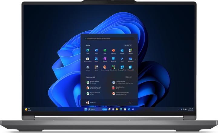 Actual product image Lenovo ThinkBook 16p Gen 5 16 WQXGA i7-14650HX/16GB/512GB/NVIDIA GF RTX 4060 8GB/WIN11 Pro/Grey/ENG (16", Intel Core i7-14650HX, 16 GB, 512 GB, Eng. Int.)