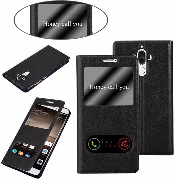 Actual product image Cadorabo Book with View double window cover (Mate 9)