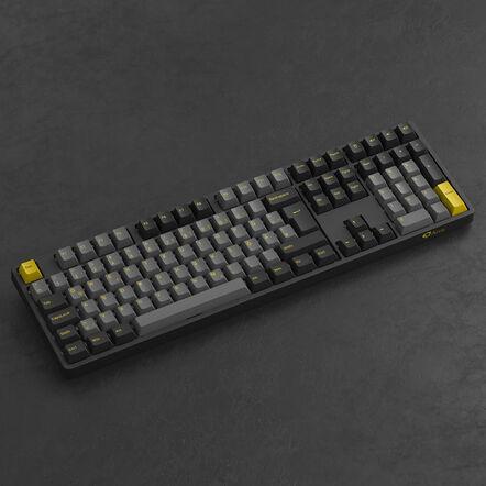 Immagine prodotto Akko Tastiera da gioco wireless Black & Gold 5108B Plus, RGB, - Interruttore V3 Cream Blue Pro, nero, ISO (Senza fili)