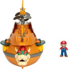 Actual product image Jakks Pacific Super Mario 2.5 Inch Deluxe Bowser"s Ship Playset
