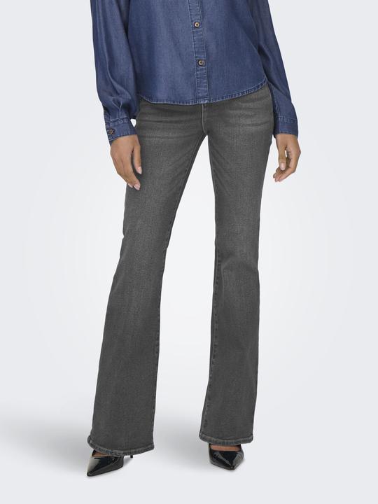 Produktbild Only ONLHENNI Hohe Taille Ausgestellt Jeans Schlaghosen-Jeans (32)