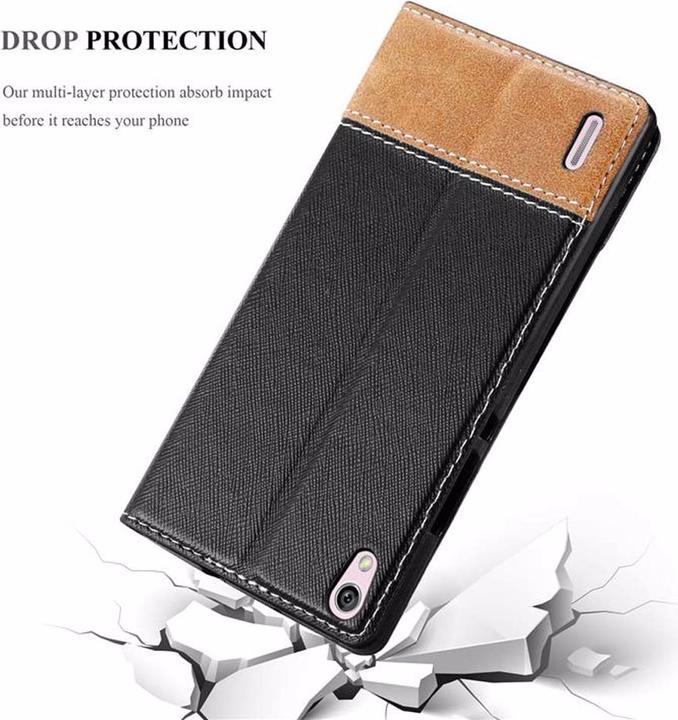 Productafbeelding Cadorabo Boek X Portemonnee Hoesje (Huawei Ascend P7)