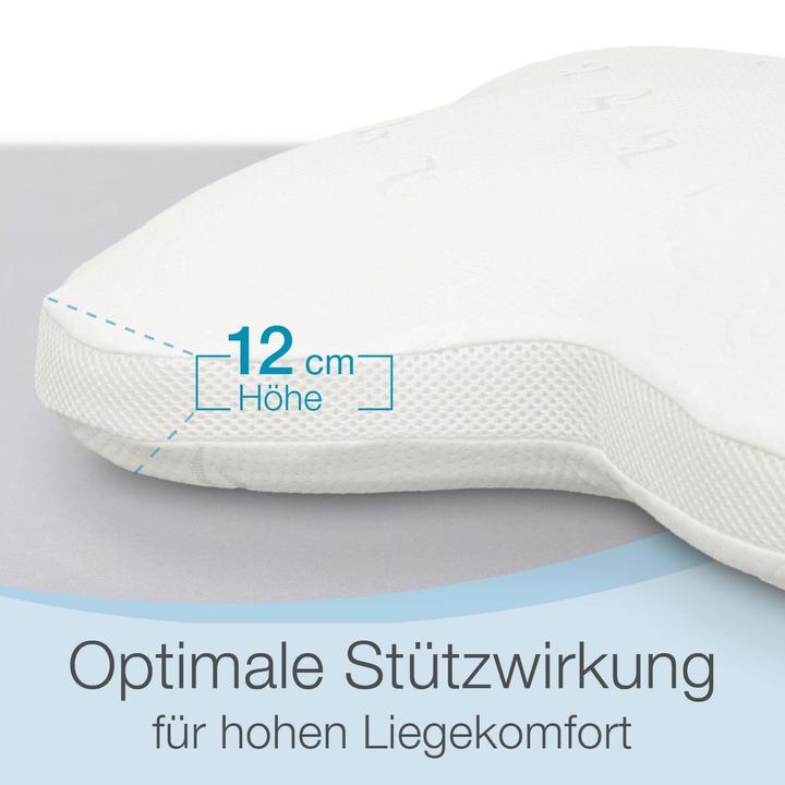 Image du produit Bestschlaf Visko-Schmetterlings-Kissen (52 x 62 cm)