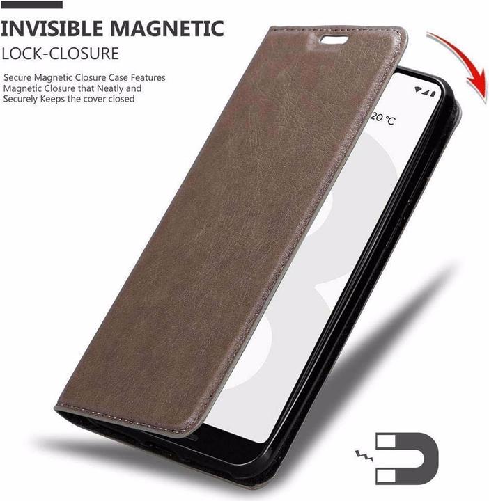 Produktbild Cadorabo Book Invisible Magnet Cover (Google Pixel 3 XL)