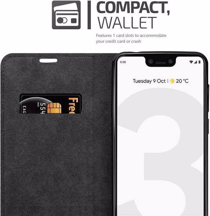Produktbild Cadorabo Book Invisible Magnet Cover (Google Pixel 3 XL)