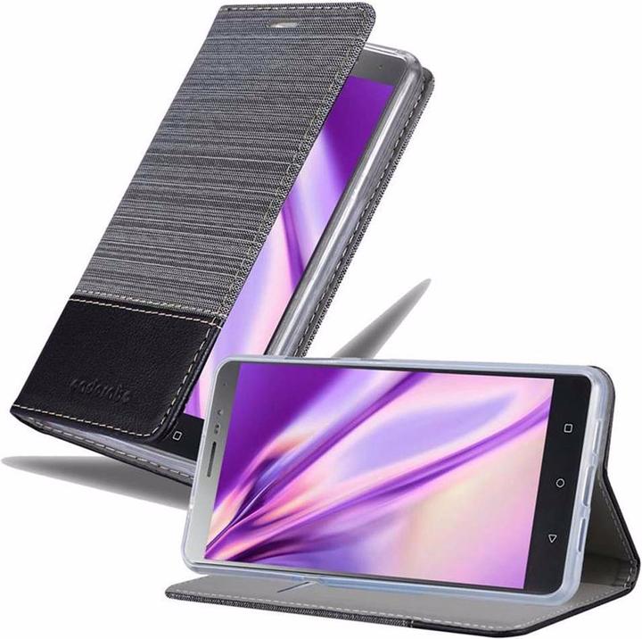 Produktbild Cadorabo Book Jeans Optik Cover (Lenovo P2)