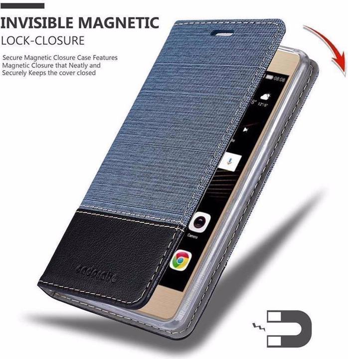 Image du produit Cadorabo Couverture look jeans Book (Huawei P8 Max)