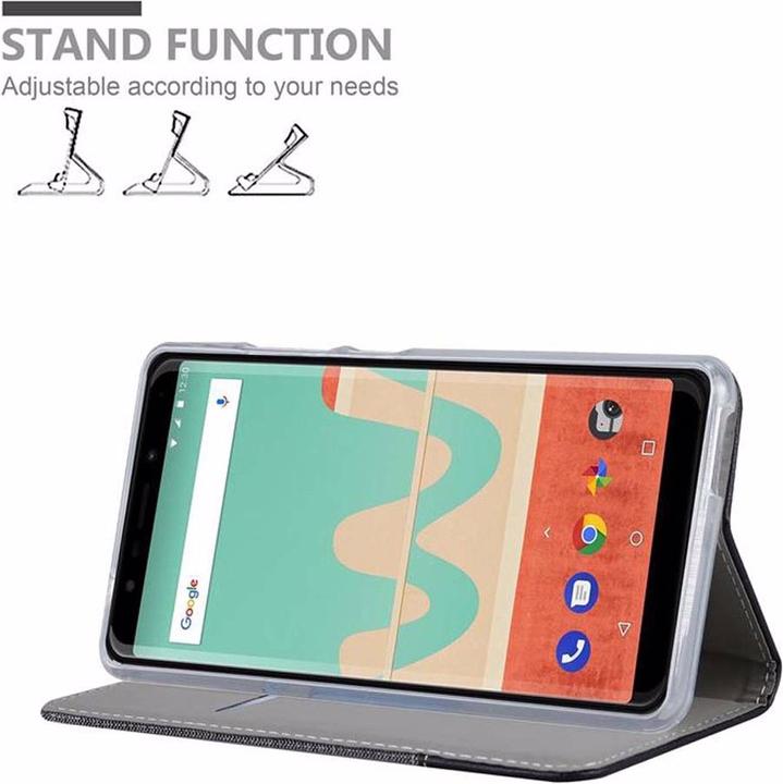 Actual product image Cadorabo Book Jeans Optics Cover (Wiko View Go)