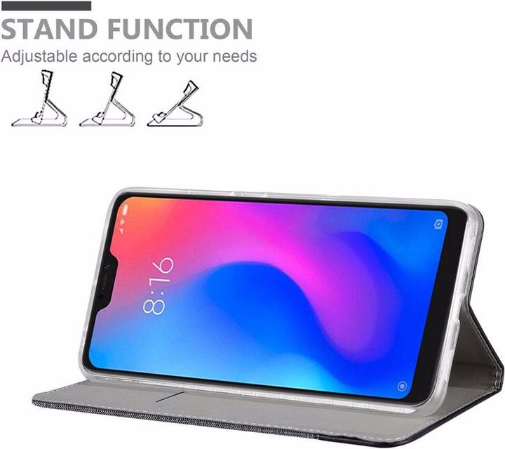 Produktbild Cadorabo Book Jeans Optik Cover (Xiaomi Mi A2 lite, Xiaomi Redmi 6 Pro)