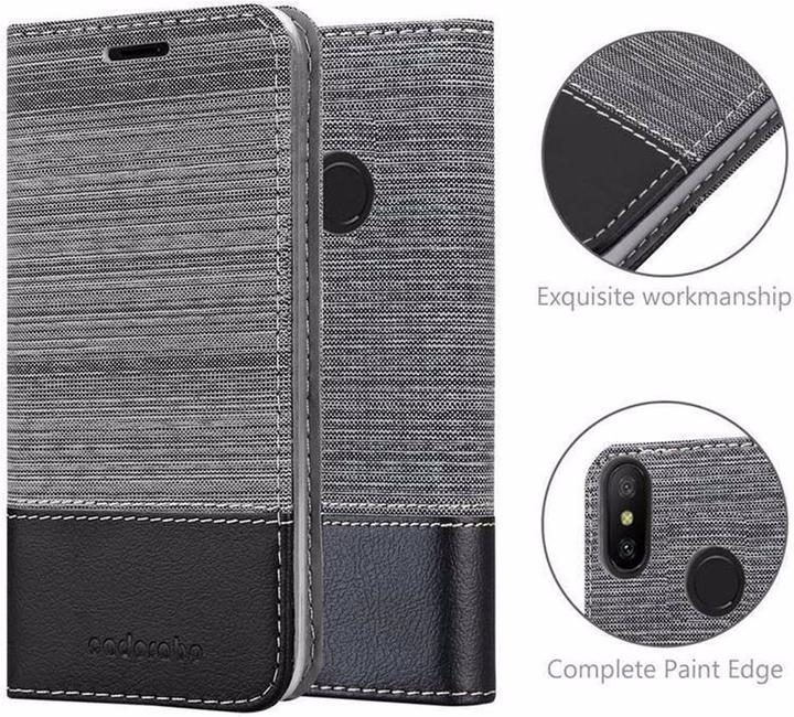Produktbild Cadorabo Book Jeans Optik Cover (Xiaomi Mi A2 lite, Xiaomi Redmi 6 Pro)