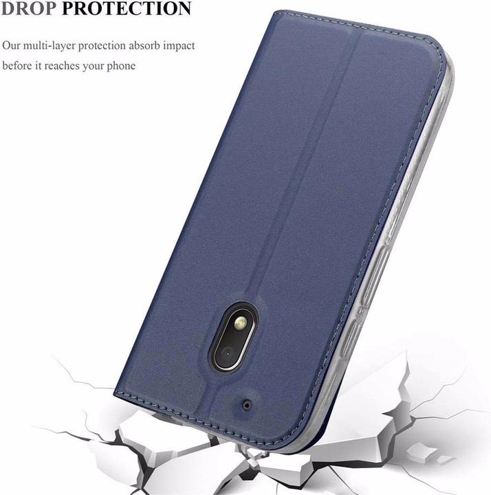 Actual product image Cadorabo Book Classy Style Cover (Motorola Moto G4 Play)