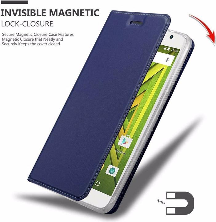 Image du produit Cadorabo Book Classy Style Cover (Motorola Moto X Play)