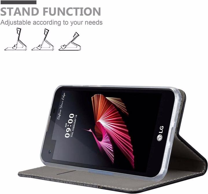 Actual product image Cadorabo Book Jeans Optics Cover (LG X Screen)