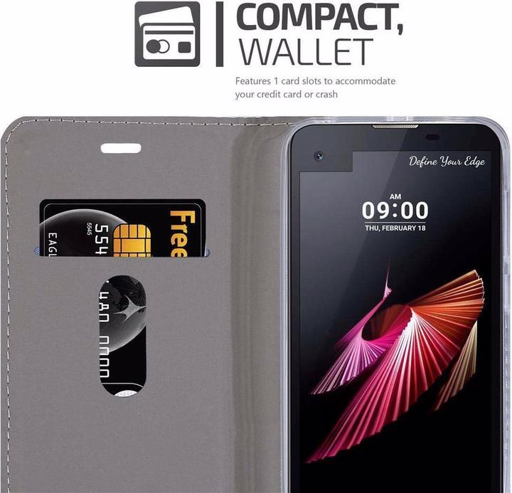 Actual product image Cadorabo Book Jeans Optics Cover (LG X Screen)