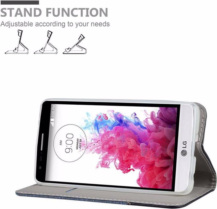 Image du produit Cadorabo Couverture look jeans Book (LG G3s)
