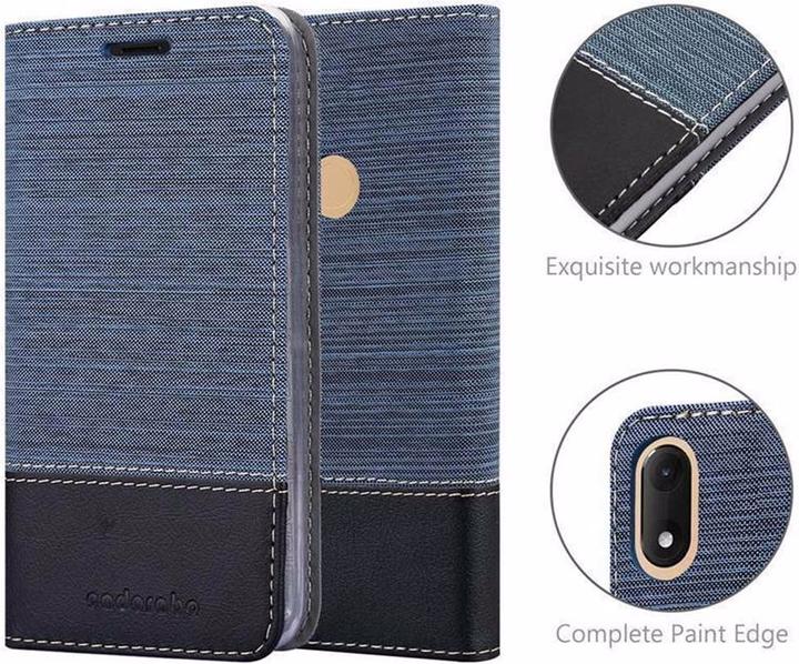 Image du produit Cadorabo Couverture look jeans Book (Wiko View Max)