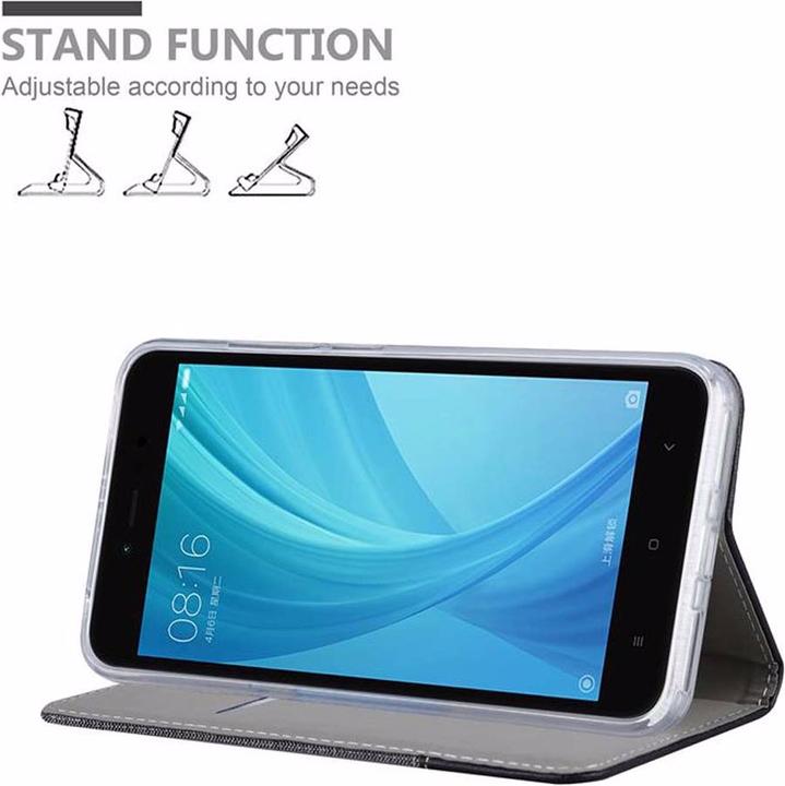 Produktbild Cadorabo Book Jeans Optik Cover (Xiaomi Redmi Note 5A Prime)