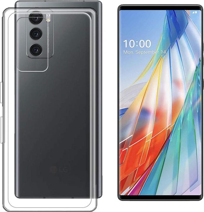 Actual product image Screenguard LG Wing Flexible TPU Clear Case (LG Wing)