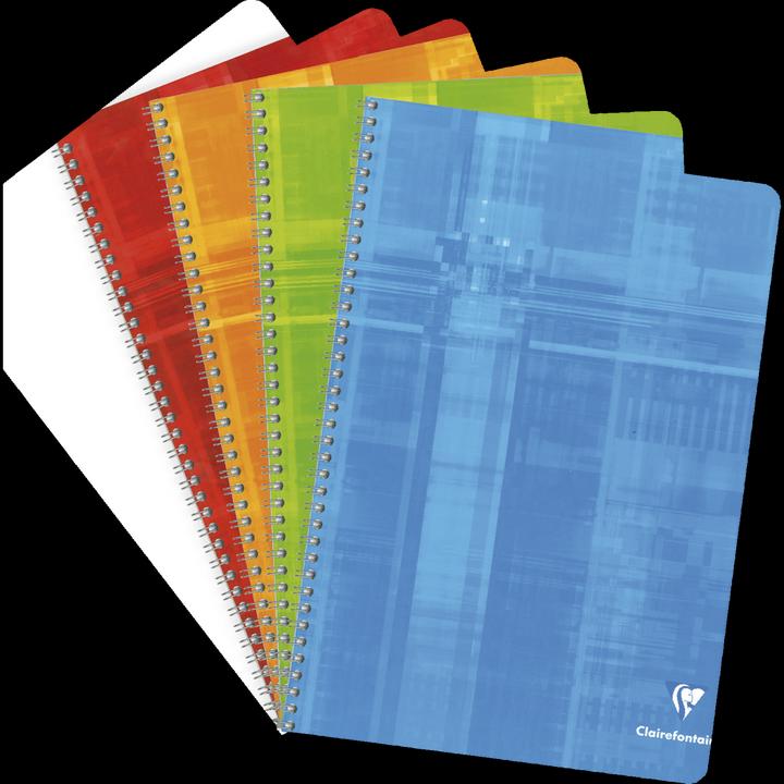 Actual product image Clairefontaine Spiral notebook (A4, Checked, Hardcover)