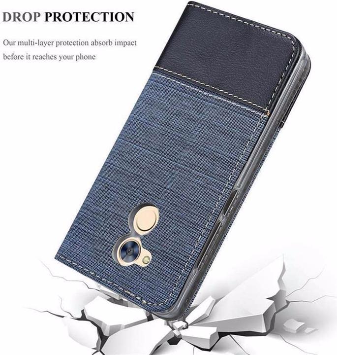 Produktbild Cadorabo Book Jeans Optik Cover (Honor 6A)
